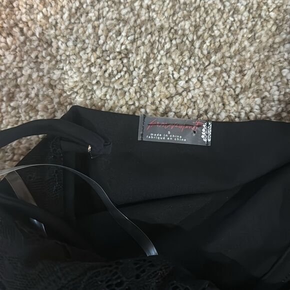 NWOT Free People Movement Lace Me Up Jumpsuit | Small | Black - Picture 9 of 10